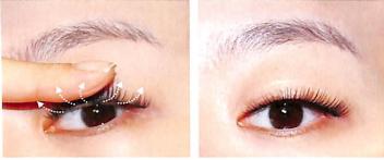 假睫毛粘貼方法之整只粘貼 假睫毛粘貼方法之整只粘貼