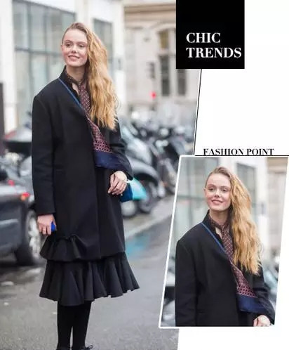 時尚又保暖的絲巾圍法 時尚又保暖的絲巾圍法