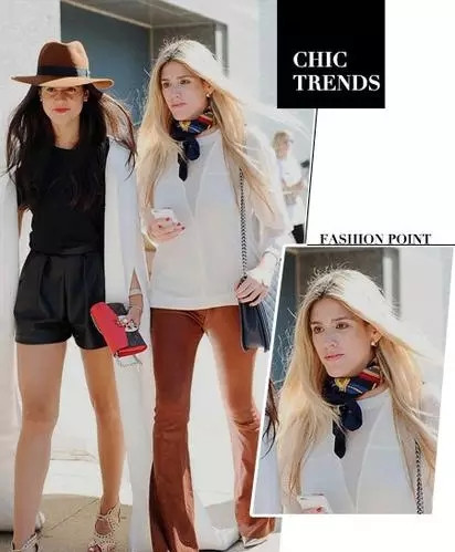 時尚又保暖的絲巾圍法 時尚又保暖的絲巾圍法