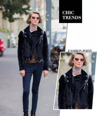 時尚又保暖的絲巾圍法 時尚又保暖的絲巾圍法