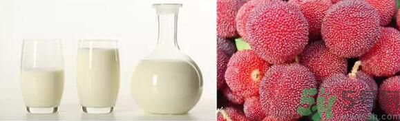 楊梅可以和牛奶一起吃嗎？牛奶能和楊梅一起吃嗎？