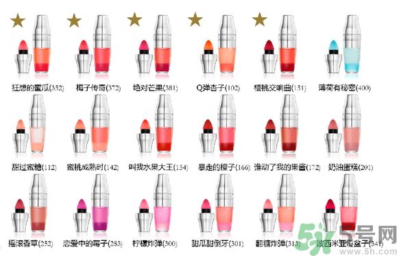 蘭蔻搖搖氣墊唇油有幾種顏色?蘭蔻搖搖氣墊唇油試色圖 蘭蔻搖搖氣墊唇油有幾種顏色?蘭蔻搖搖氣墊唇油試色圖