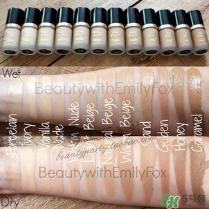 too faced粉底液色號 too faced粉底液試色圖 too faced粉底液色號 too faced粉底液試色圖