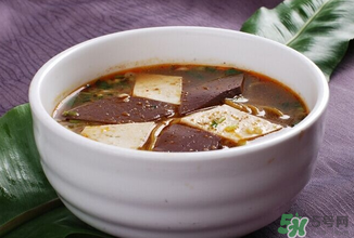 豬血和豆腐能一起吃嗎？豬血可以和豆腐一起吃嗎？