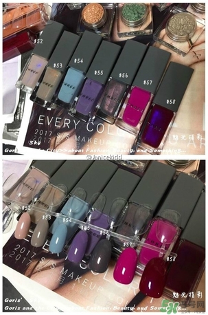 three2017春季彩妝有哪些？three2017春季彩妝試色