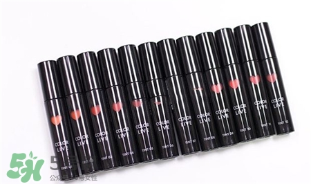 愛茉莉愛心唇釉試色 愛茉莉2017Color Live唇釉 愛茉莉愛心唇釉試色 愛茉莉2017Color Live唇釉