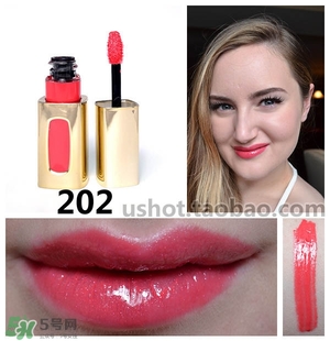 歐萊雅唇釉色號試色 歐萊雅唇釉試色圖 歐萊雅唇釉色號試色 歐萊雅唇釉試色圖