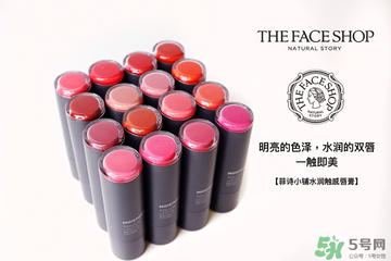 菲詩小鋪水潤觸感唇膏試色圖片與色號選擇 菲詩小鋪水潤觸感唇膏試色圖片與色號選擇