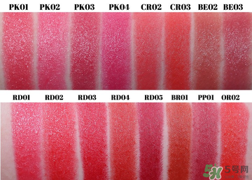 菲詩小鋪水潤觸感唇膏試色圖片與色號選擇 菲詩小鋪水潤觸感唇膏試色圖片與色號選擇