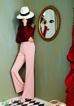 粉色闊腿褲配什么鞋子？粉色闊腿褲搭配鞋子圖片