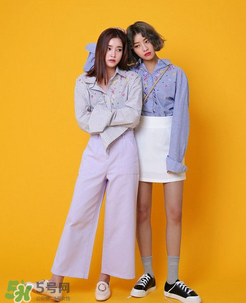 粉色闊腿褲配什么鞋子？粉色闊腿褲搭配鞋子圖片