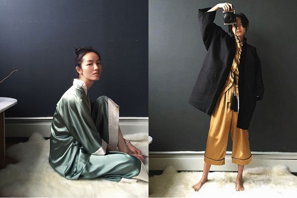 睡衣風(fēng)街拍 睡衣風(fēng)襯衫搭配 睡衣風(fēng)街拍 睡衣風(fēng)襯衫搭配