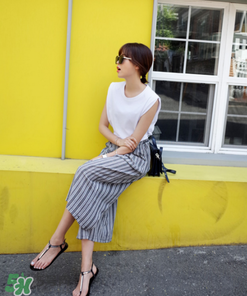 七分闊腿褲搭配什么鞋子？七分闊腿褲搭配鞋子圖片