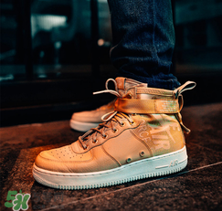 nike sf af1 mid空軍一號蘑菇色上腳效果怎么樣？