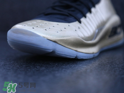 under armour curry4 parade怎么樣？庫里第四代戰(zhàn)靴金屬色細(xì)節(jié)照片