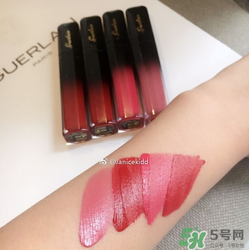 嬌蘭2017絲絨唇釉色號試色 嬌蘭2017絲絨唇釉試色圖 嬌蘭2017絲絨唇釉色號試色 嬌蘭2017絲絨唇釉試色圖