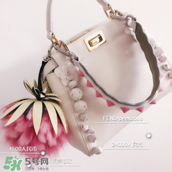 fendi小菠蘿毛球掛件多少錢？芬迪菠蘿毛球價格