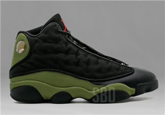 air jordan 13 olive多少錢？aj13橄欖綠配色專柜價(jià)格