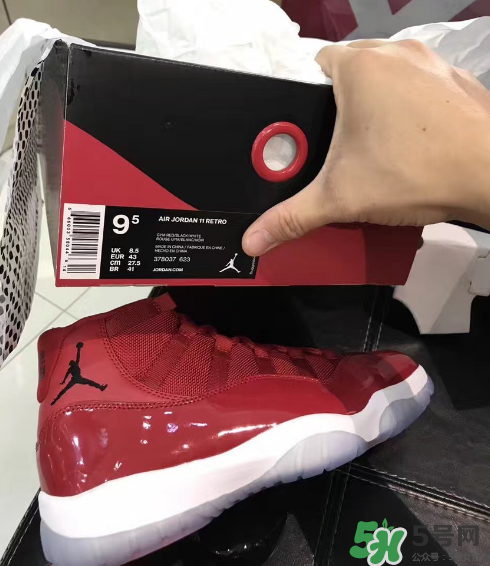air jordan 11 gym red安東尼全紅配色實物怎么樣？