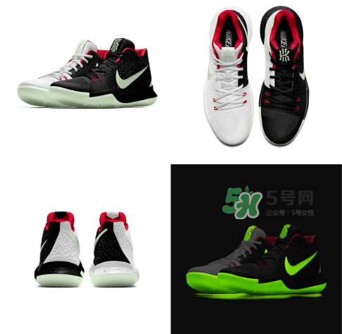 歐文同款黑白鴛鴦夜光kyrie 3怎么定制_在哪里買？