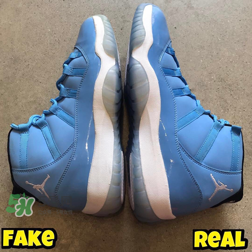 air jordan 11北卡藍(lán)真假怎么分辨？aj11北卡藍(lán)真假鑒定
