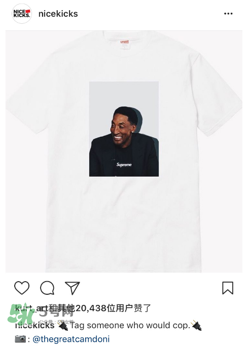 supreme皮蓬photo tee會發(fā)售嗎？supreme將推出皮蓬photo tee？