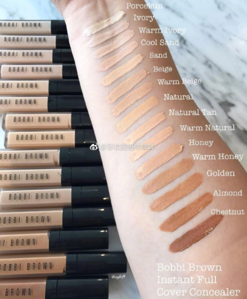 Bobbi Brown2017款遮瑕Instant Full Cover Concealer色號(hào)_試色 Bobbi Brown2017款遮瑕Instant Full Cover Concealer色號(hào)_試色