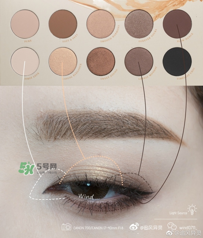 zoeva naturally yours眼影盤怎么畫？naturally yours教程