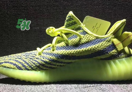 adidas yeezy boost 350 v2熒光黃椰子實物什么樣？