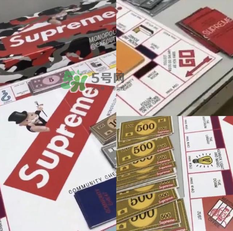 supreme版大富翁是什么樣的？大富翁和supreme聯(lián)名是真的嗎？