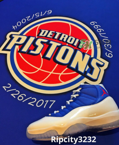 漢密爾頓同款air jordan 11活塞隊(duì)配色會(huì)發(fā)售嗎？