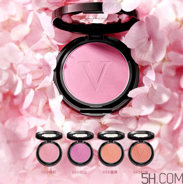 卡姿蘭花漾嫩色胭脂色號(hào)_試色 卡姿蘭花漾嫩色胭脂色號(hào)_試色