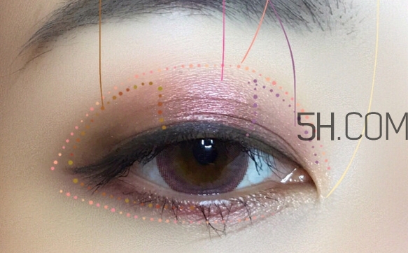 mac burgundy九色眼影盤眼妝畫法教程 mac burgundy九色眼影盤眼妝畫法教程