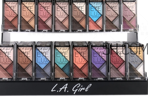 la girl四色眼影色號(hào)試色 洛杉磯女孩眼影試色 la girl四色眼影色號(hào)試色 洛杉磯女孩眼影試色