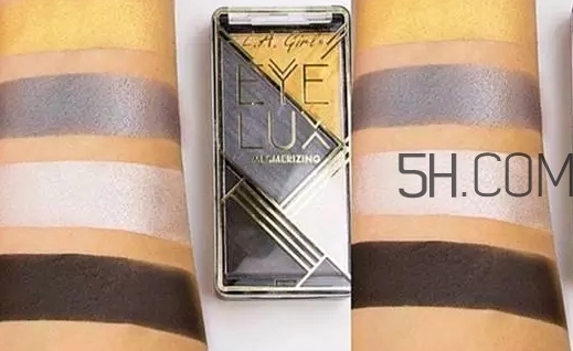 la girl四色眼影色號(hào)試色 洛杉磯女孩眼影試色 la girl四色眼影色號(hào)試色 洛杉磯女孩眼影試色