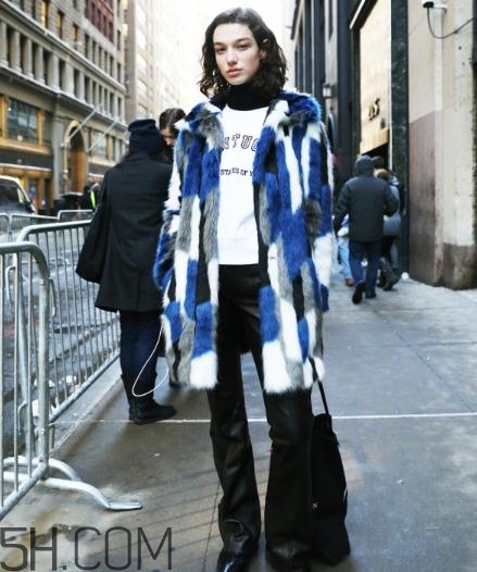 中長款皮草怎么搭配？中長款皮草搭配圖片