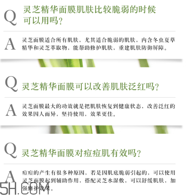 悅木之源韋博士靈芝煥能精華面膜 悅木之源韋博士靈芝煥能精華面膜