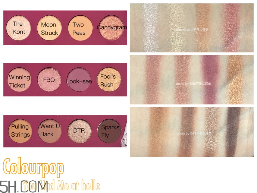 colourpop紅薯盤色號_colourpop紅薯盤試色圖 colourpop紅薯盤色號_colourpop紅薯盤試色圖