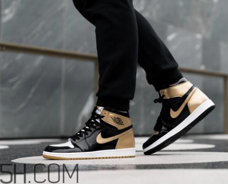 air jordan 1 top3黑金鴛鴦配色上腳效果好看嗎？