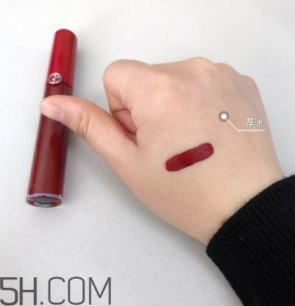 阿瑪尼紅管406試色 阿瑪尼紅管唇釉真人試色圖 阿瑪尼紅管406試色 阿瑪尼紅管唇釉真人試色圖