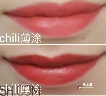 nars mona和mac chili顏色一樣嗎？nars mona和chili試色對比
