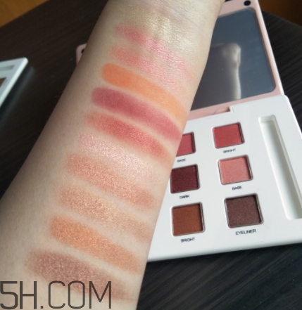 逸茉眼影好用嗎？inmoo逸茉眼影色號(hào)試色