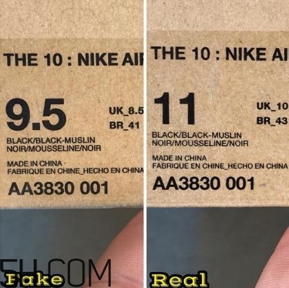 off white與nike air presto聯(lián)名真假對比圖 off white與nike air presto聯(lián)名真假對比圖