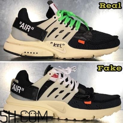 off white與nike air presto聯(lián)名真假對比圖 off white與nike air presto聯(lián)名真假對比圖