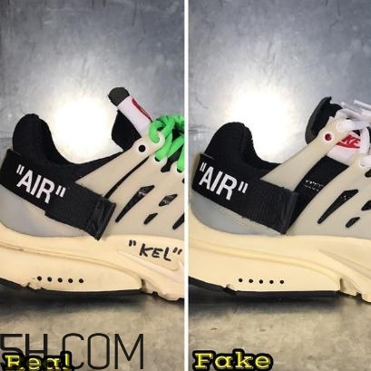 off white與nike air presto聯(lián)名真假對比圖 off white與nike air presto聯(lián)名真假對比圖