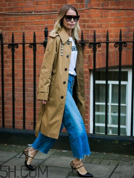 冬天牛仔闊腿褲配什么鞋子？冬天牛仔闊腿褲搭配鞋子圖