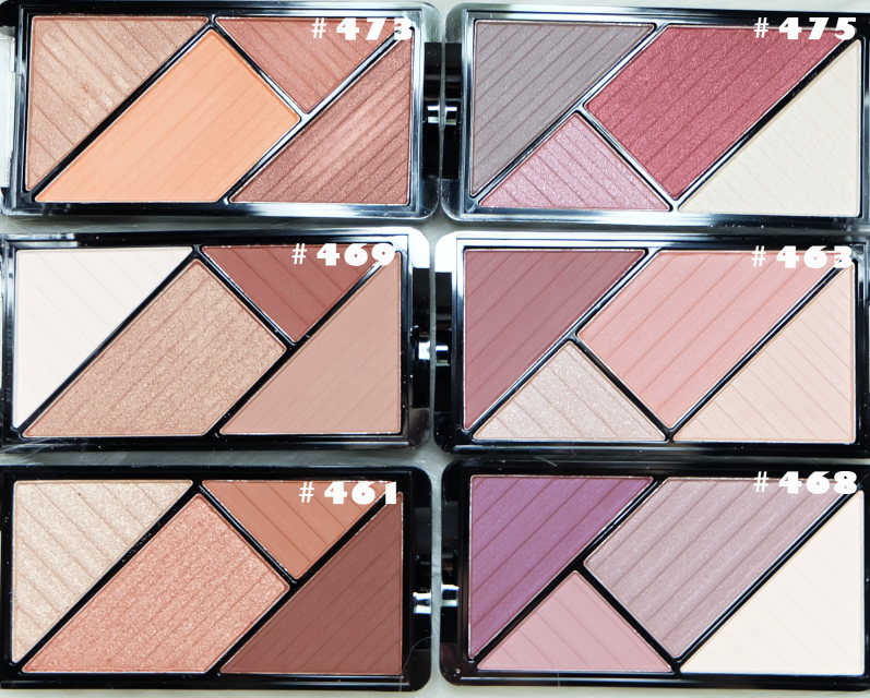 la girl四色眼影色號(hào)試色 洛杉磯女孩眼影試色 la girl四色眼影色號(hào)試色 洛杉磯女孩眼影試色