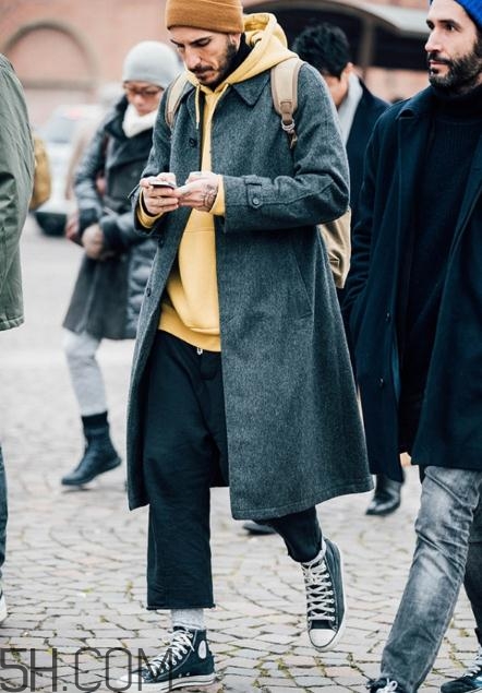 男士九分褲配什么襪子好看？男士九分褲搭配襪子圖片