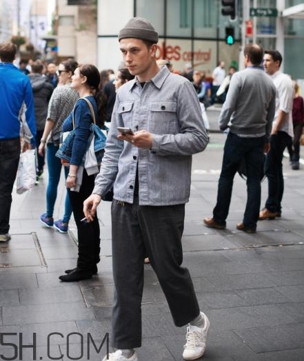 男士九分褲配什么襪子好看？男士九分褲搭配襪子圖片
