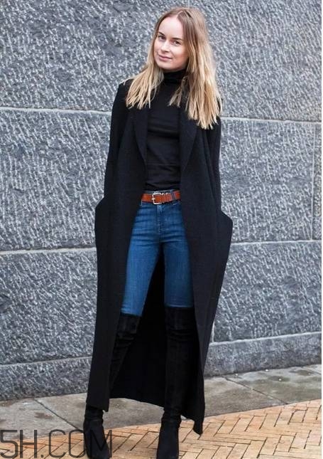 黑色長(zhǎng)款大衣搭配圖片 四種經(jīng)典配色指南 黑色長(zhǎng)款大衣搭配圖片 四種經(jīng)典配色指南